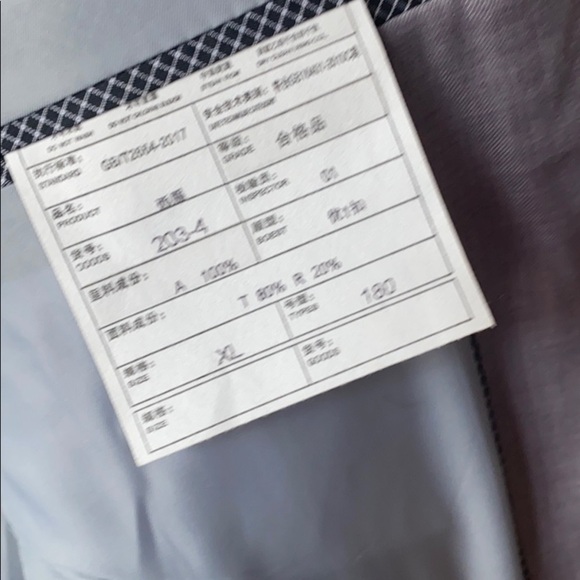 Men’s YFFUSHI Gray Suit Blazer size XL - Picture 9 of 13